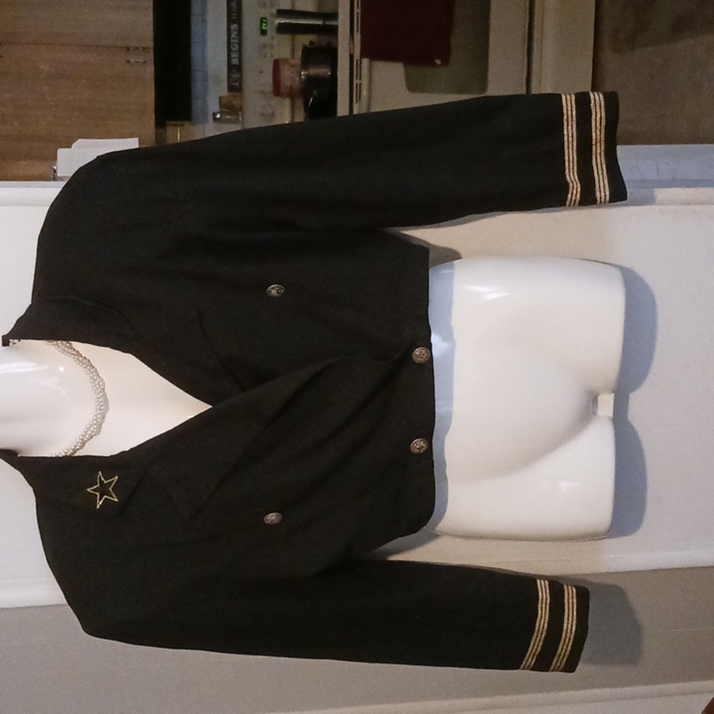 Contempo Casuals Vintage crop Jacket. Don't know size just measurements. - Picture 1 of 10